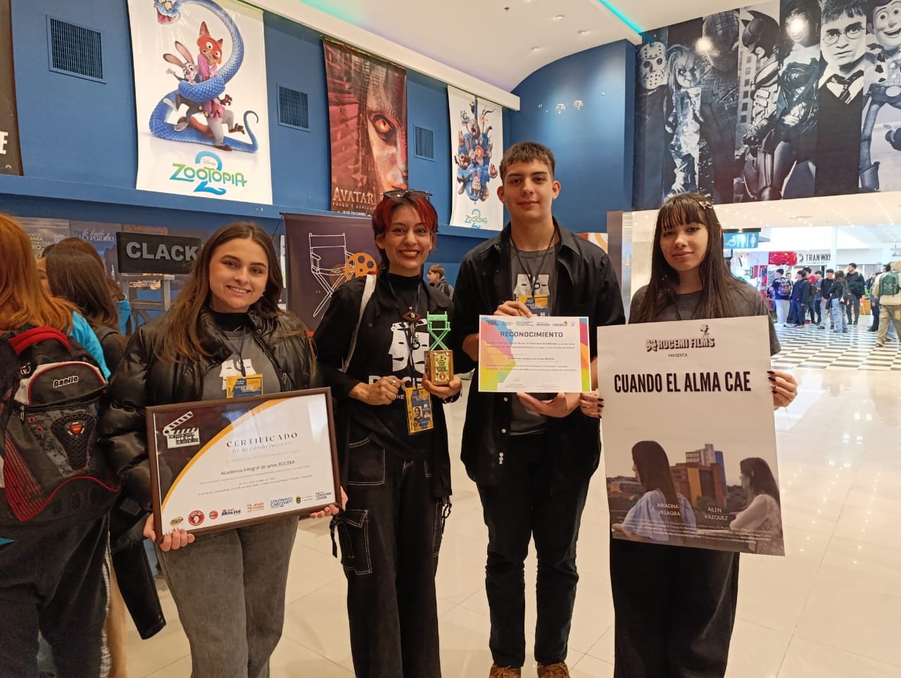 Jóvenes de ROCEMI en el Festival Internacional de Cine Clack 2025